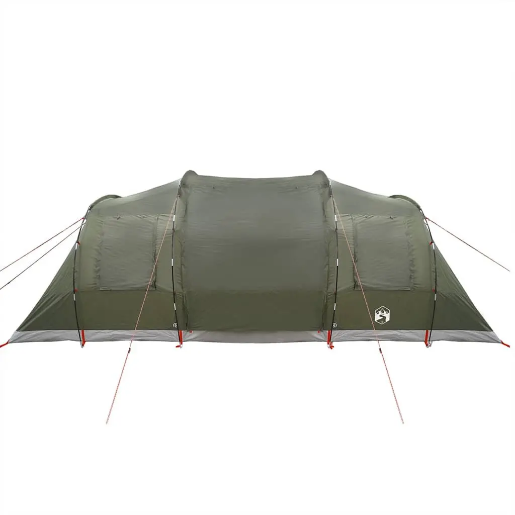4-Person Waterproof Green Camping Tent