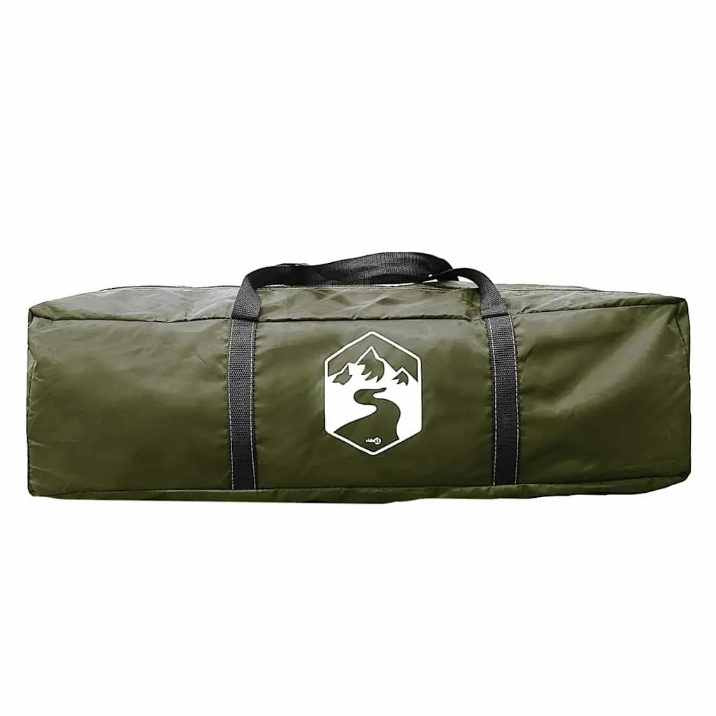 4-Person Waterproof Green Camping Tent