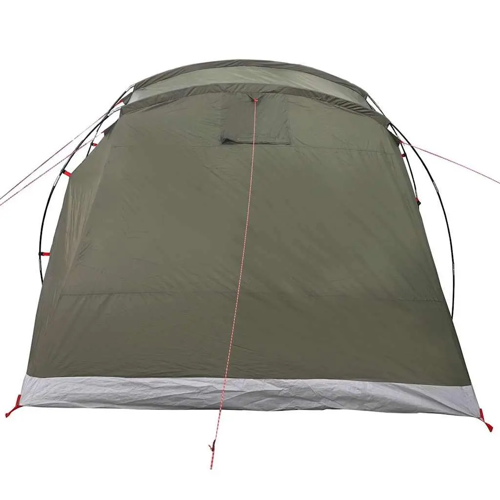 4-Person Waterproof Green Camping Tent