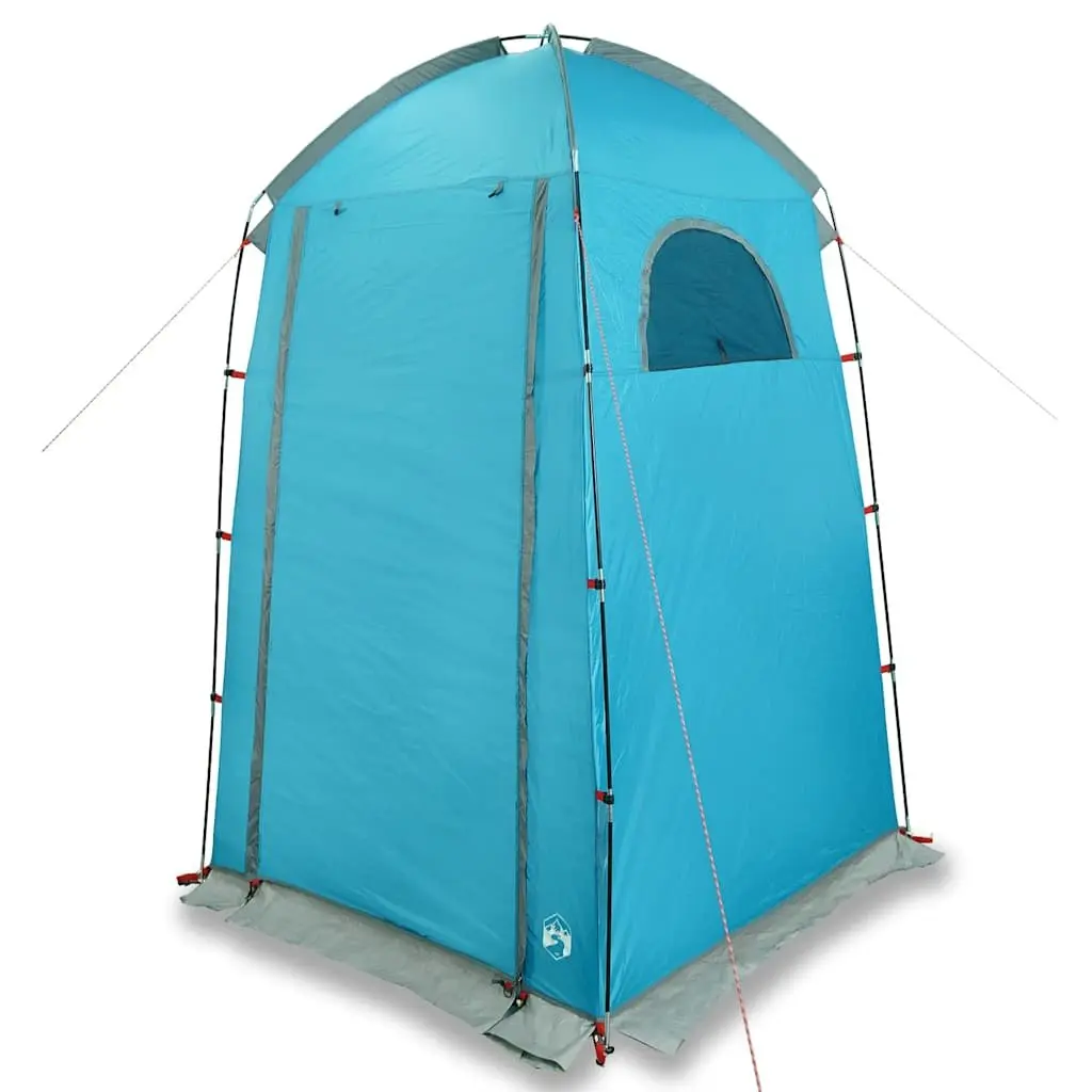 Shower Tent Polyester Waterproof Blue Portable Camping Privacy Toilet Changing Room