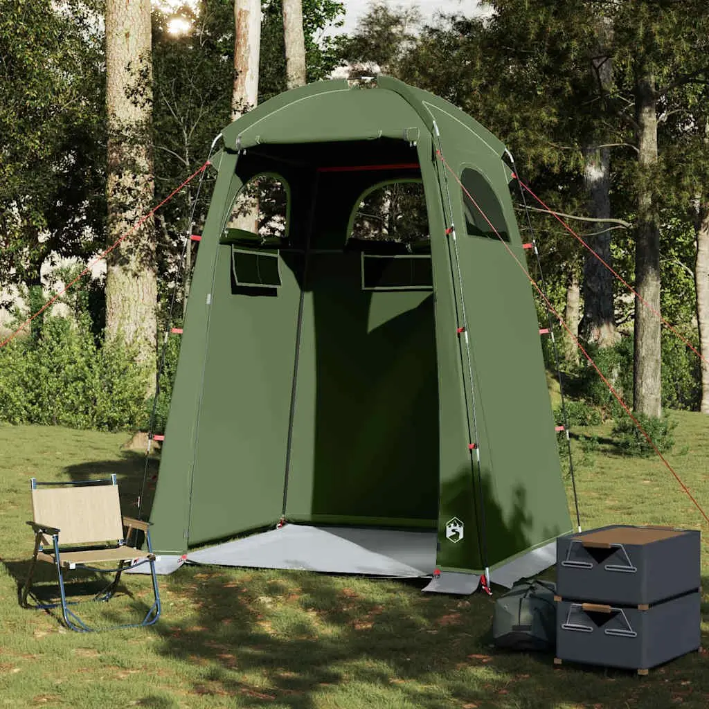 Shower Tent Polyester Green Waterproof Portable Changing Room