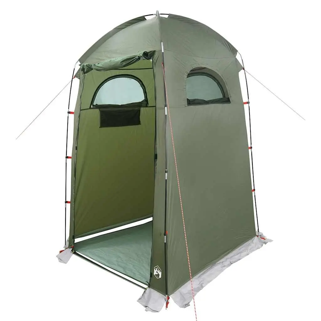 Shower Tent Polyester Green Waterproof Portable Changing Room