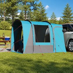 Blue Waterproof Car Tent for 4-Person Camping