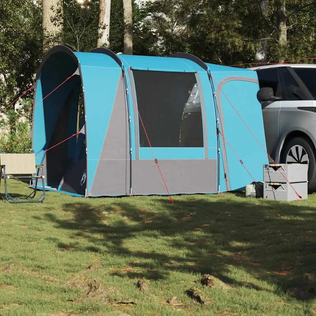 Blue Waterproof Car Tent for 4-Person Camping
