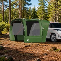 Durable Green Car Tent for Easy Outdoor Setup
