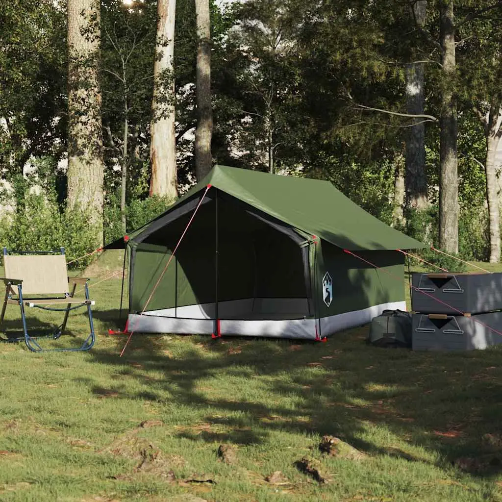 Camping Tent Polyester 2-Person Waterproof Olive Green