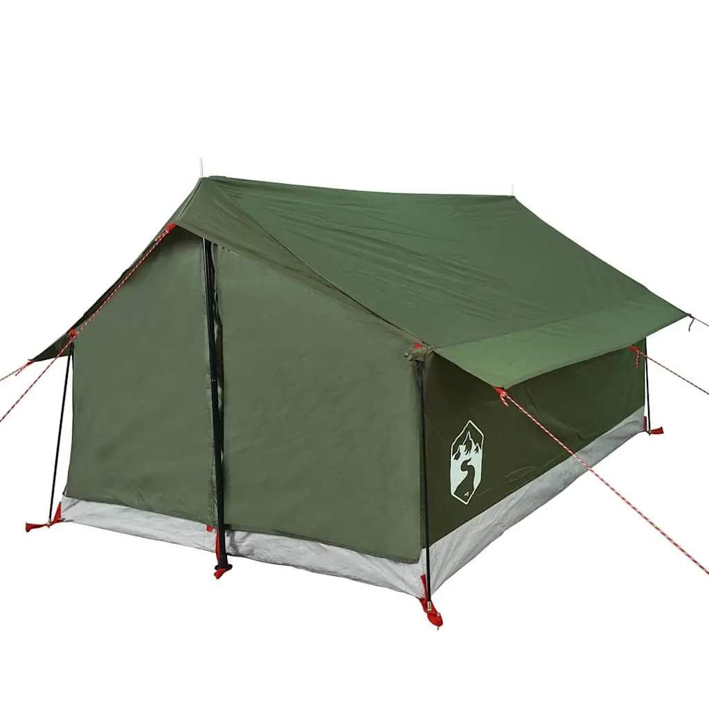 Camping Tent Polyester 2-Person Waterproof Olive Green