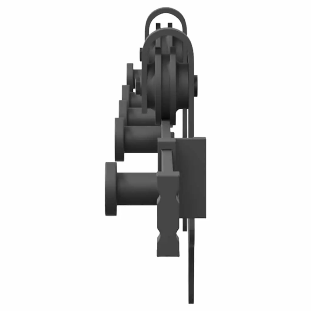 Sliding Door Hardware Kit 152.5cm Steel Track
