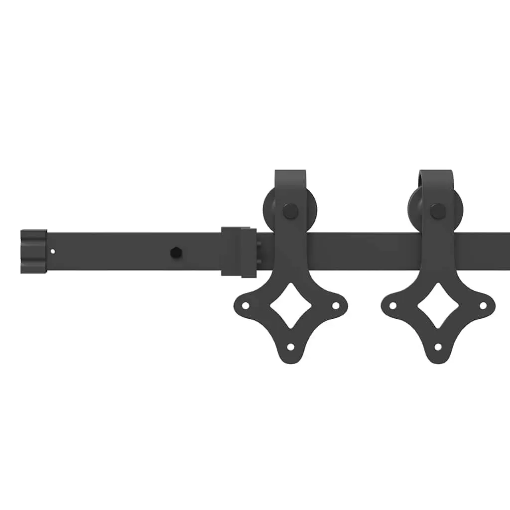 Sliding Door Hardware Kit 152.5cm Steel Track
