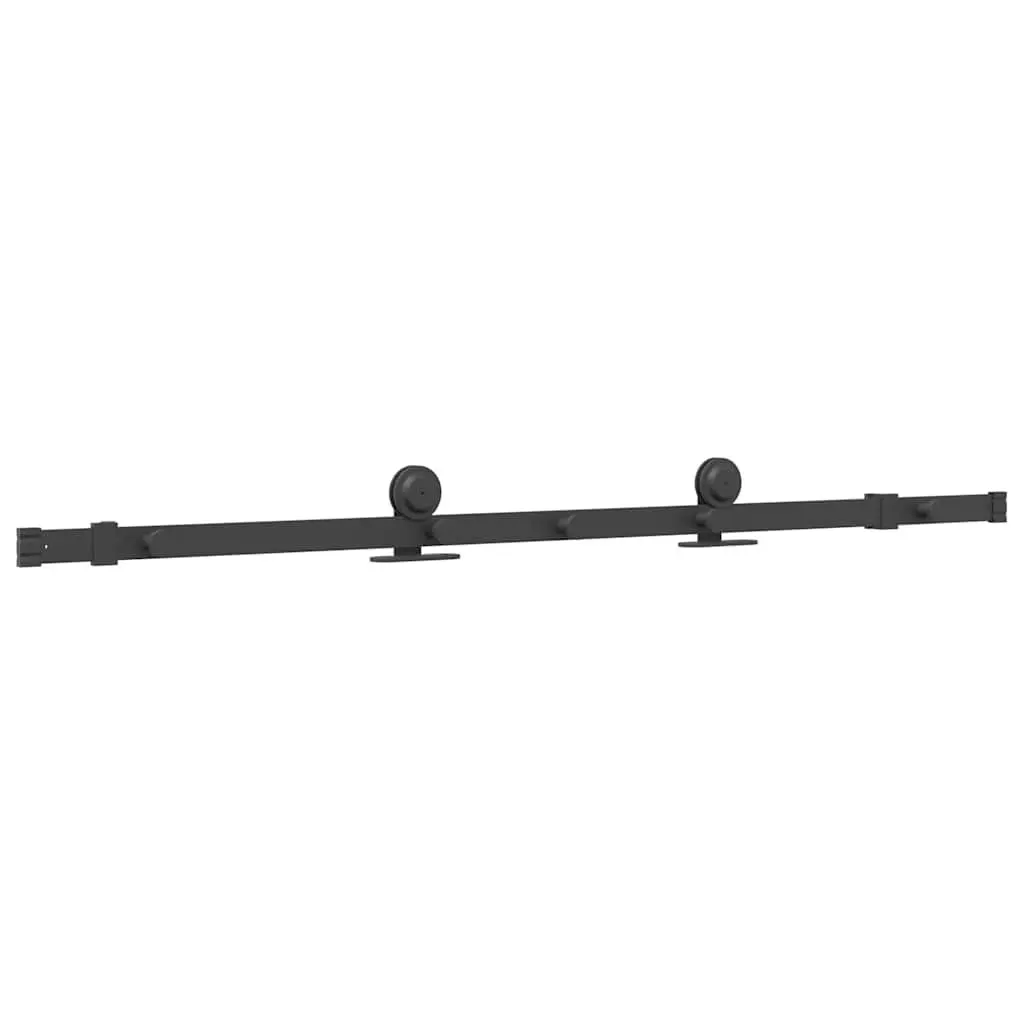 Sliding Door Hardware Kit 152.5cm Black