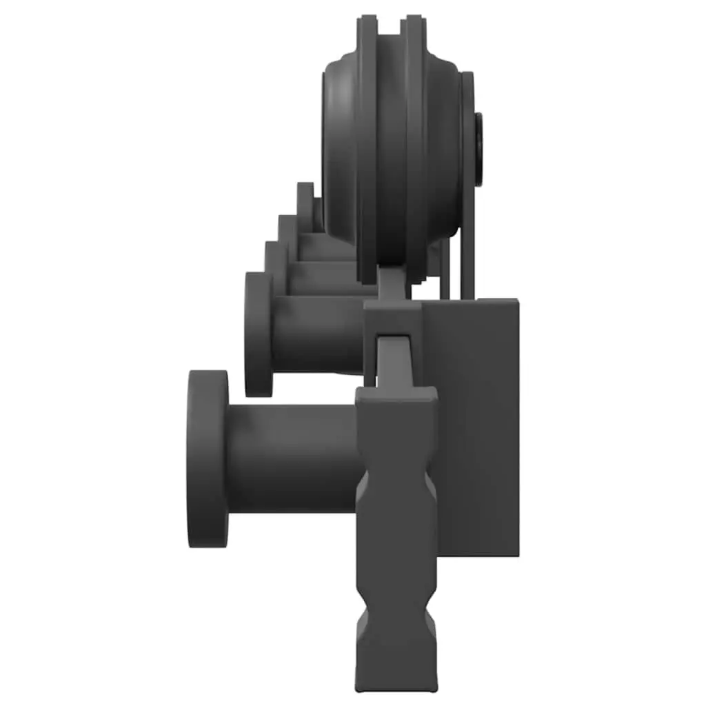 Sliding Door Hardware Kit 152.5cm Black