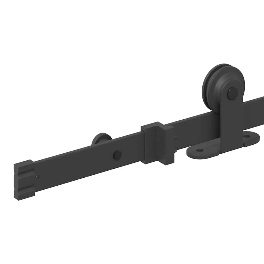 Sliding Door Hardware Kit 152.5cm Black