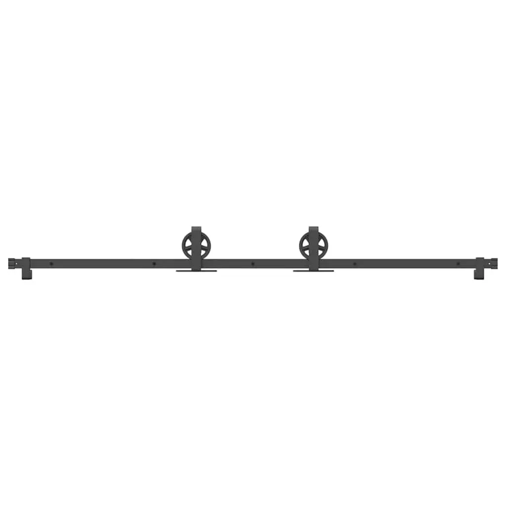 Sliding Door Hardware Kit 200cm Steel Track System