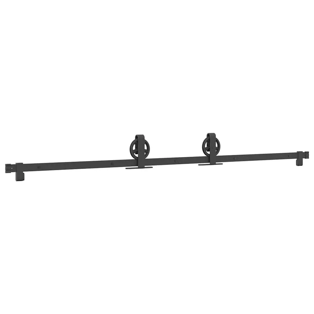Sliding Door Hardware Kit 200cm Steel Track System