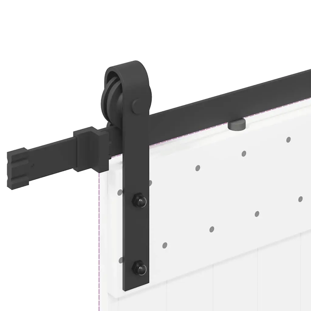 183cm Steel Sliding Door Hardware Kit with Smooth Operation