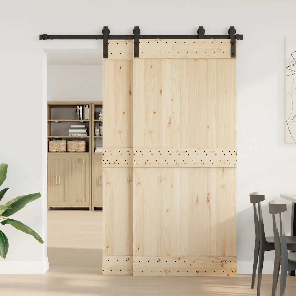 183cm Steel Sliding Door Hardware Kit with Smooth Operation