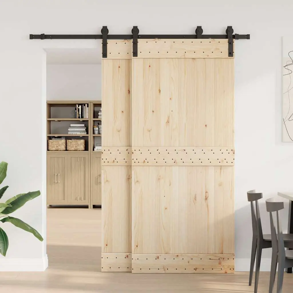 200cm Sliding Door Hardware Kit with Rollers