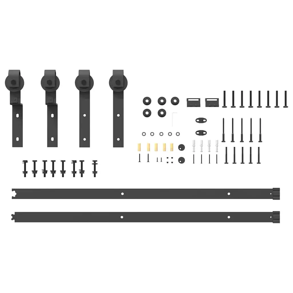 200cm Sliding Door Hardware Kit with Rollers