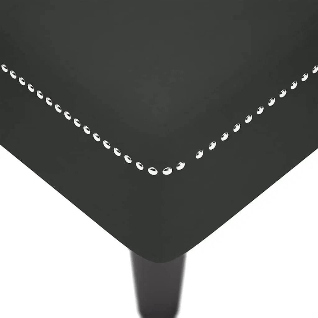 Black Velvet Chaise Lounge with Pillow