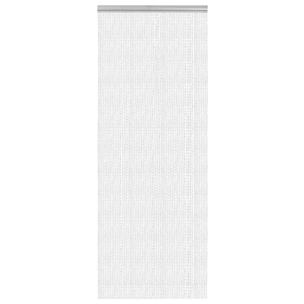 Silver Aluminium Chain Door Fly Screen 80x221 cm