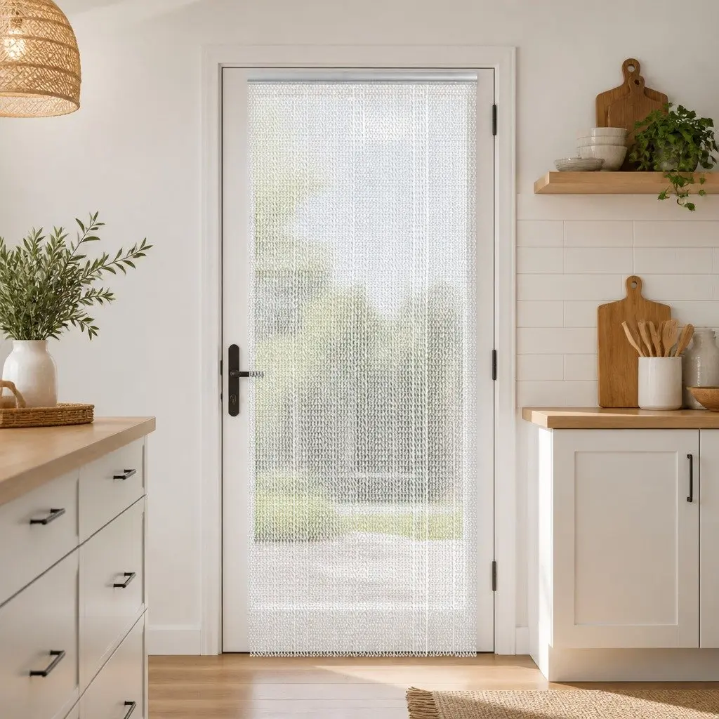 Aluminium Chain Door Fly Screen 90x220 cm
