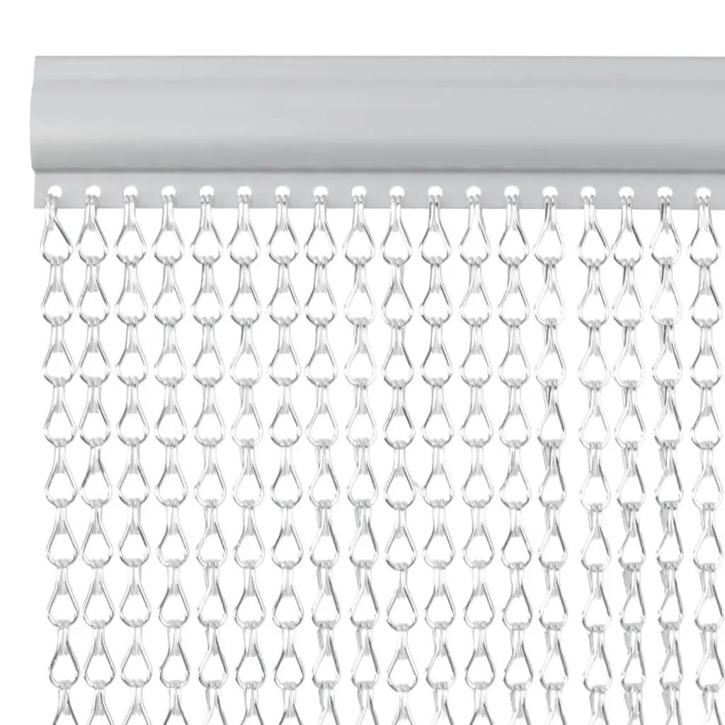 Adjustable Aluminium Chain Door Fly Screen 100x226 cm