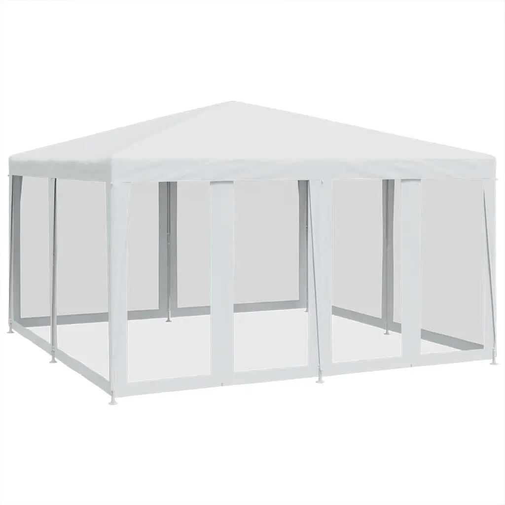 Party Tent HDPE Iron Frame 4x4m White