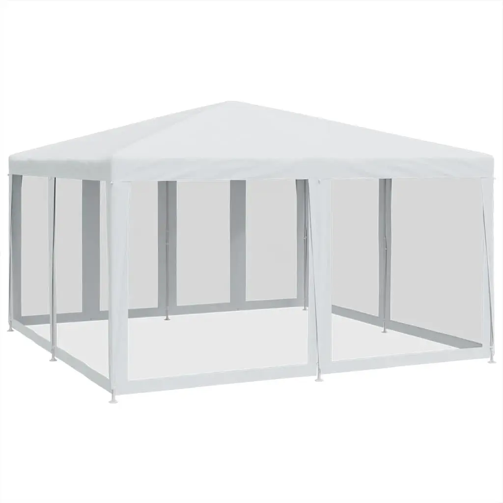 Party Tent HDPE Iron Frame 4x4m White