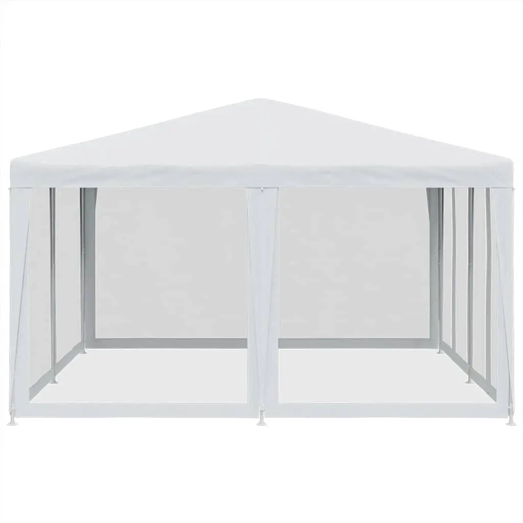 Party Tent HDPE Iron Frame 4x4m White