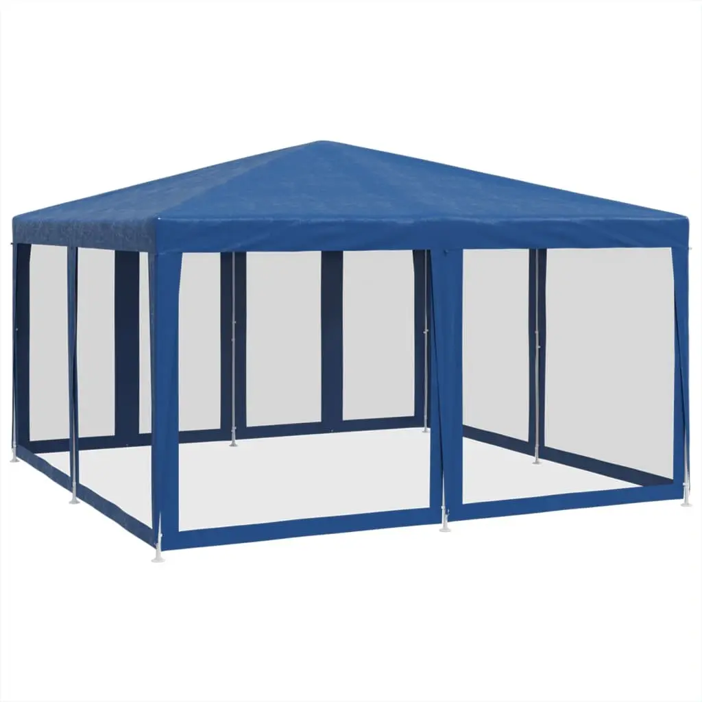 4x4m Outdoor Gazebo with 8 Mesh Walls