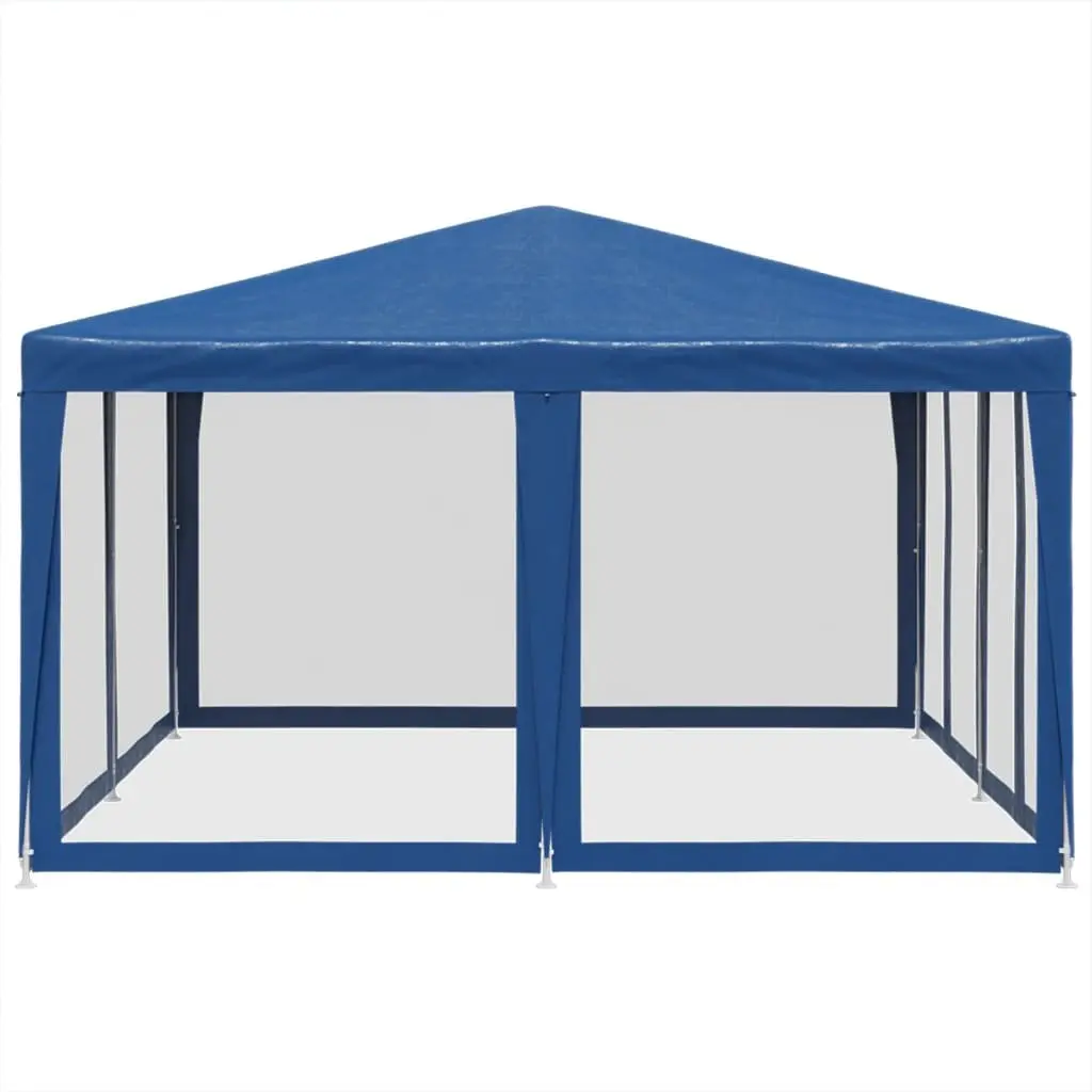 4x4m Outdoor Gazebo with 8 Mesh Walls