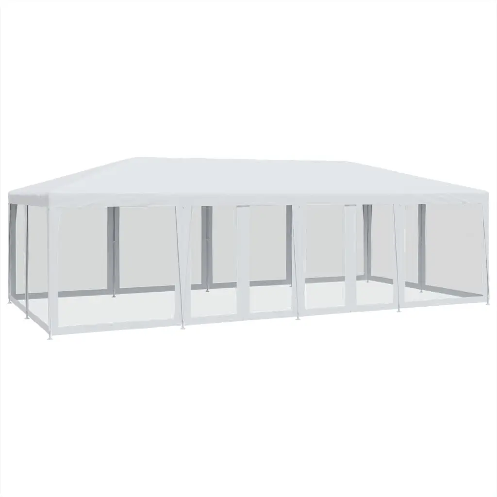 Party Tent High-Density Polyethylene 8x4m White