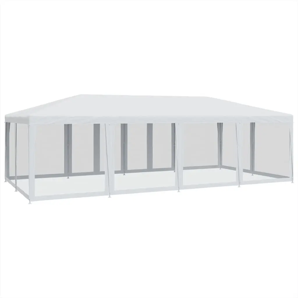 Party Tent High-Density Polyethylene 8x4m White