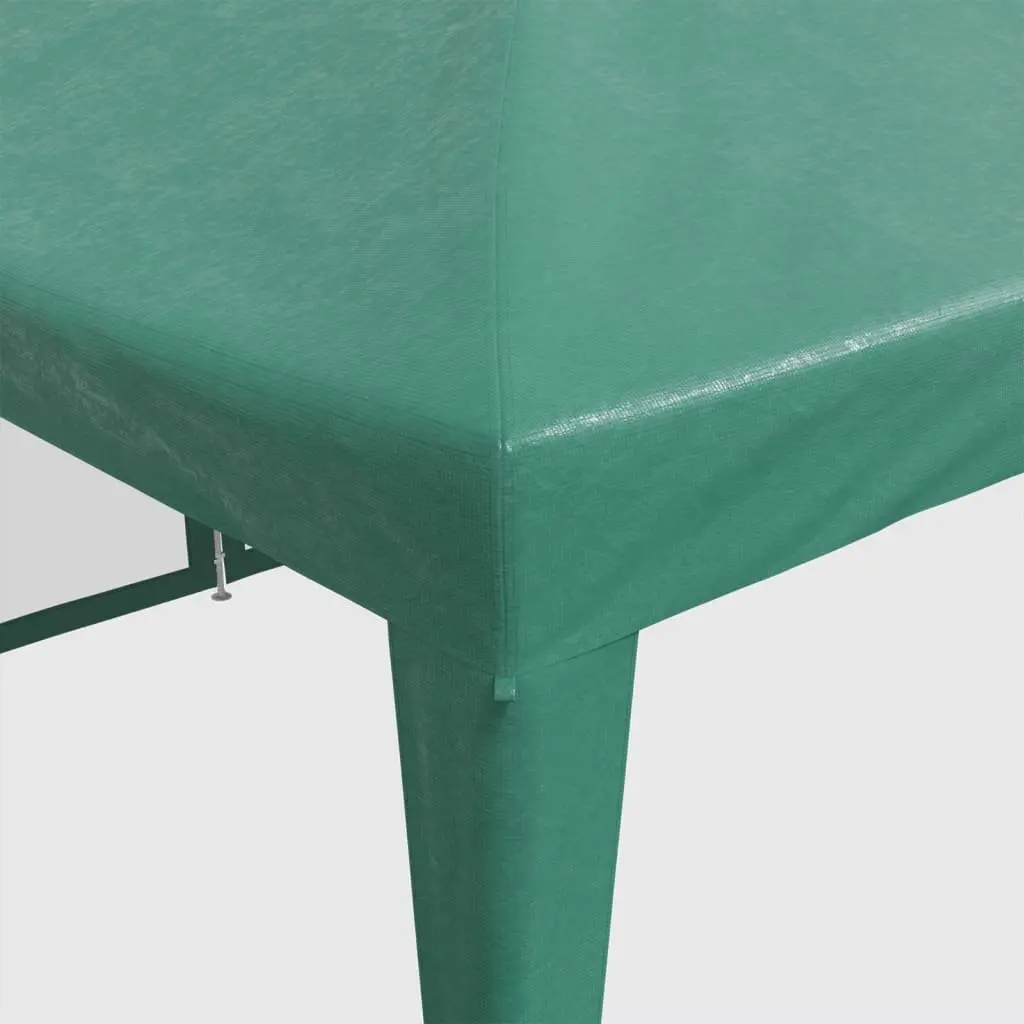 Party Tent Iron 8x4m Green Heavy Duty Mesh Sidewalls Garden Shelter