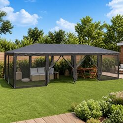 Heavy-Duty Outdoor Party Tent Gazebo 8x4m