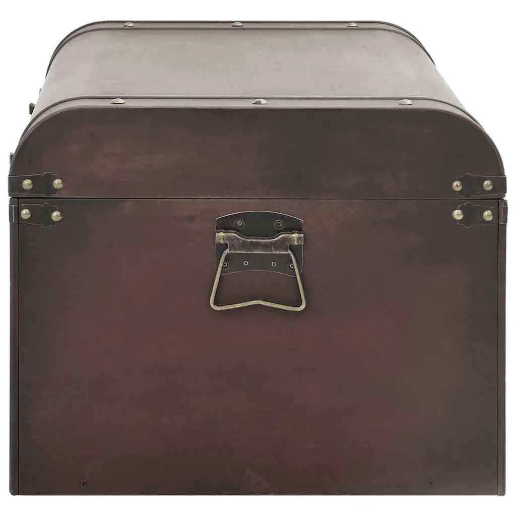 Storage Chest Plywood 90 x 50 x 39.5 cm Brown