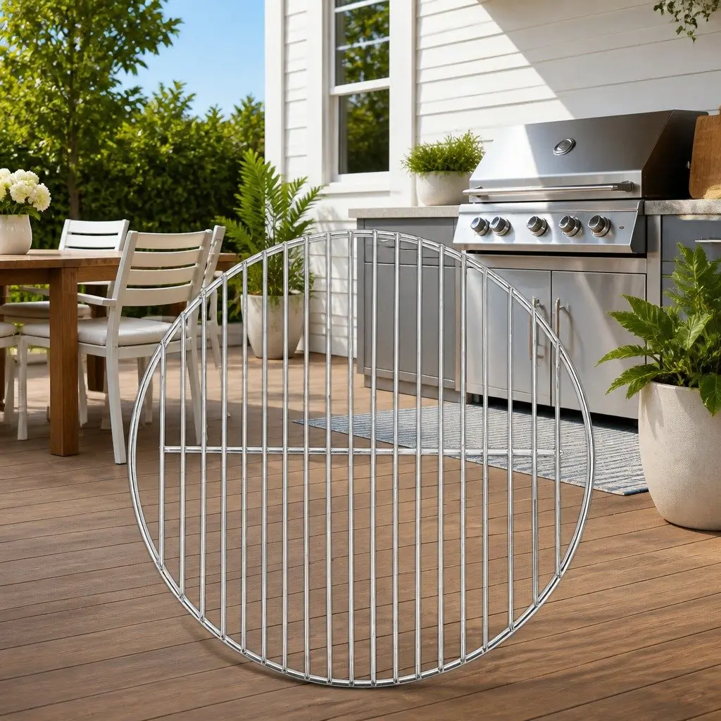 BBQ Grill Grate 304 Stainless Steel Ø40 cm Round