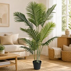 Indoor Decorative Artificial Palm Tree 120cm Height