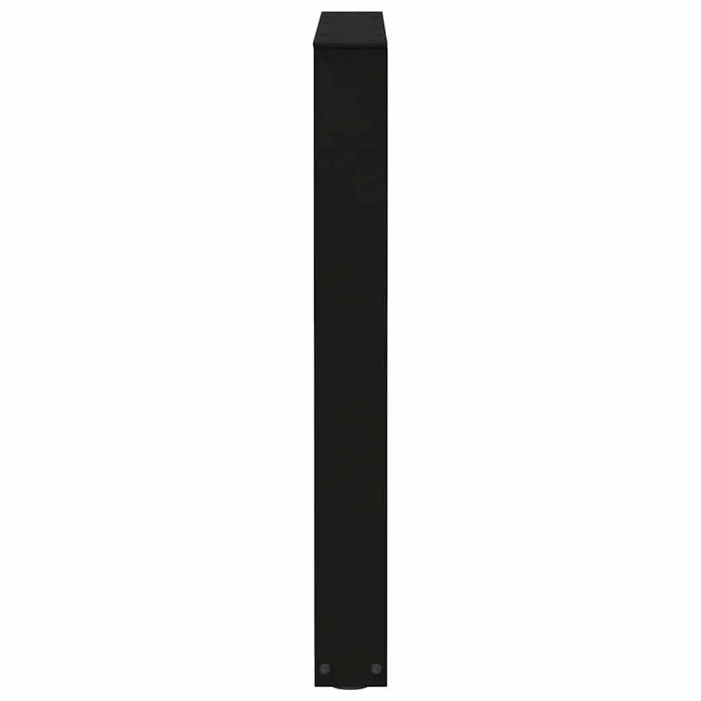 V-Shape Dining Table Legs in Black, Steel Pair
