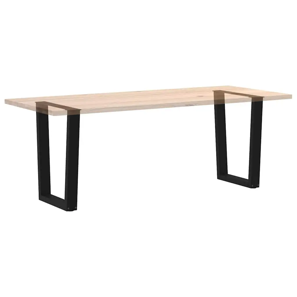 Adjustable V-Shape Dining Table Legs 2pcs in Black Steel
