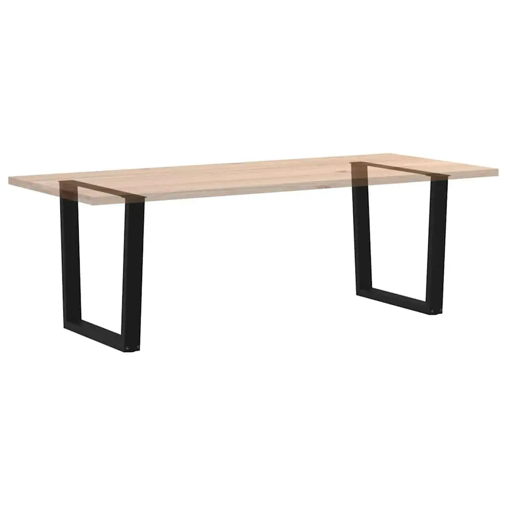V-Shape Dining Table Legs Pair in Black