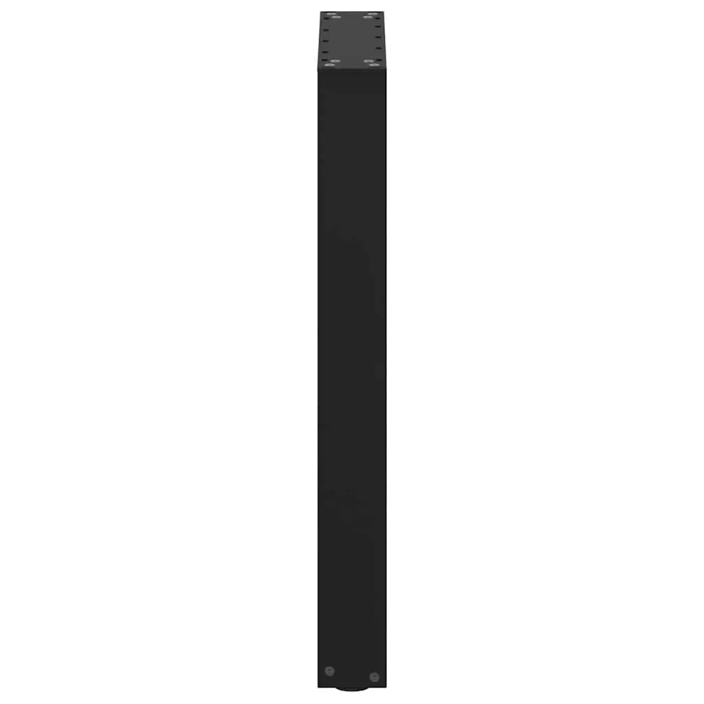 Dining Table Legs Steel Black 50x72-73cm U-Shaped Support Frame Pair