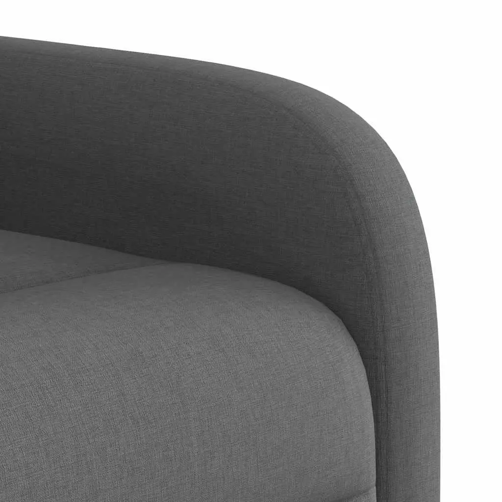 Grey Fabric Manual Reclining Massage Chair with 6 Points