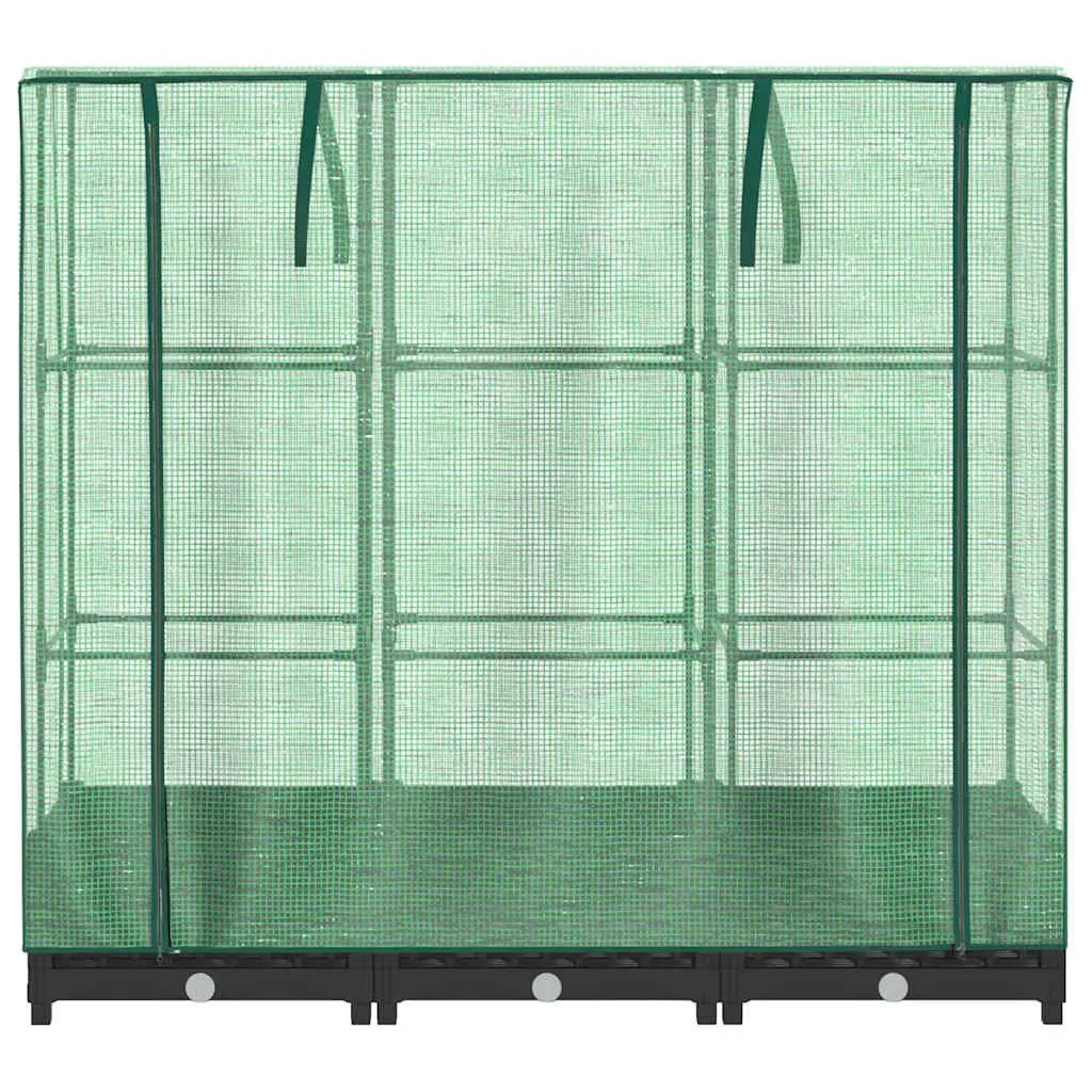 Raised Garden Bed with Greenhouse Cover