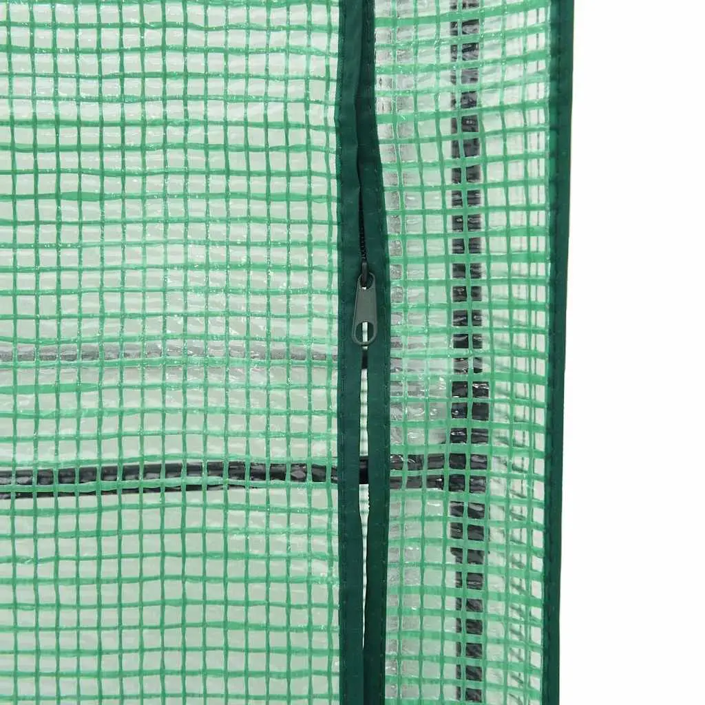 Raised Garden Bed with Greenhouse Cover 160x40x123cm Black