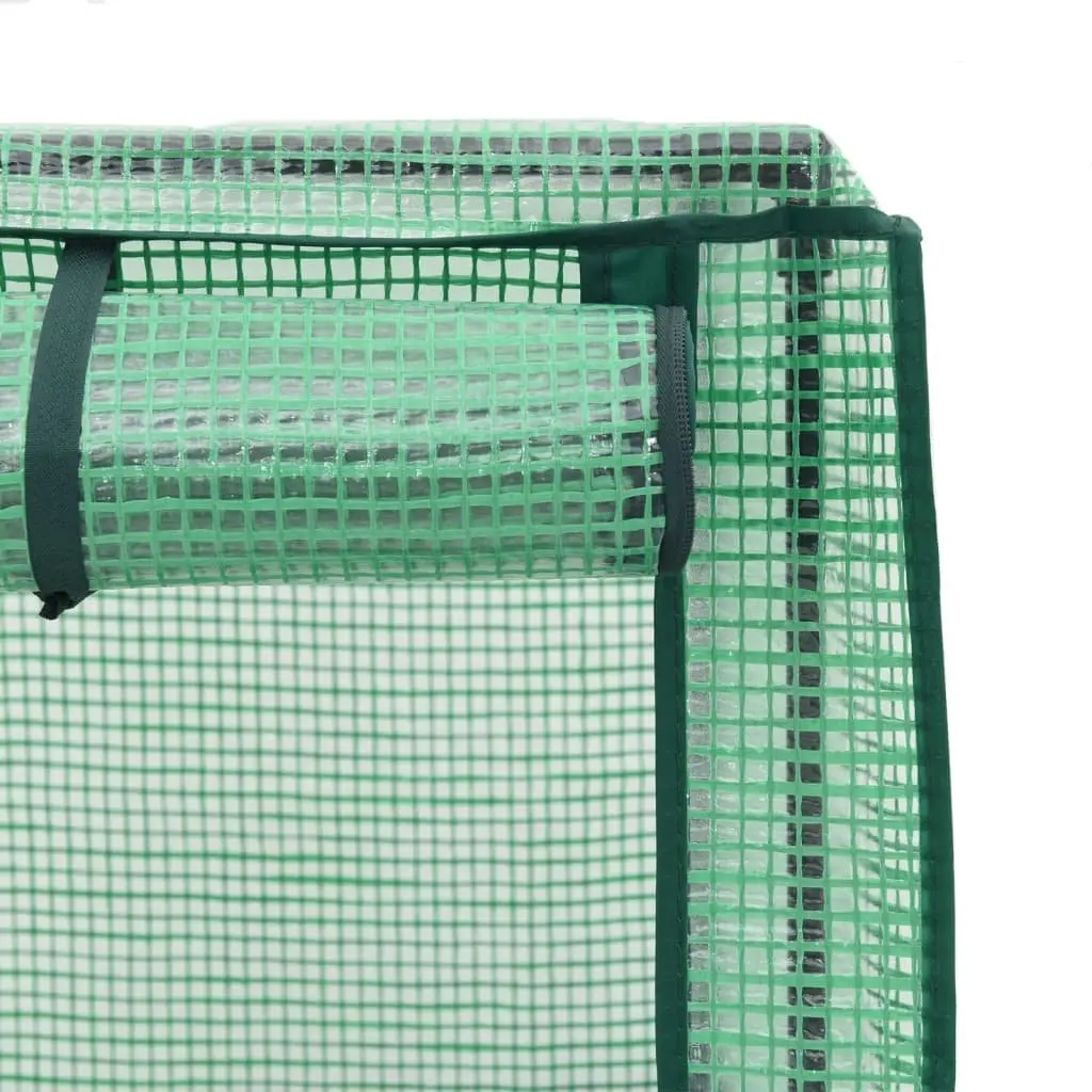 Raised Garden Bed with Greenhouse Cover 160x40x153cm