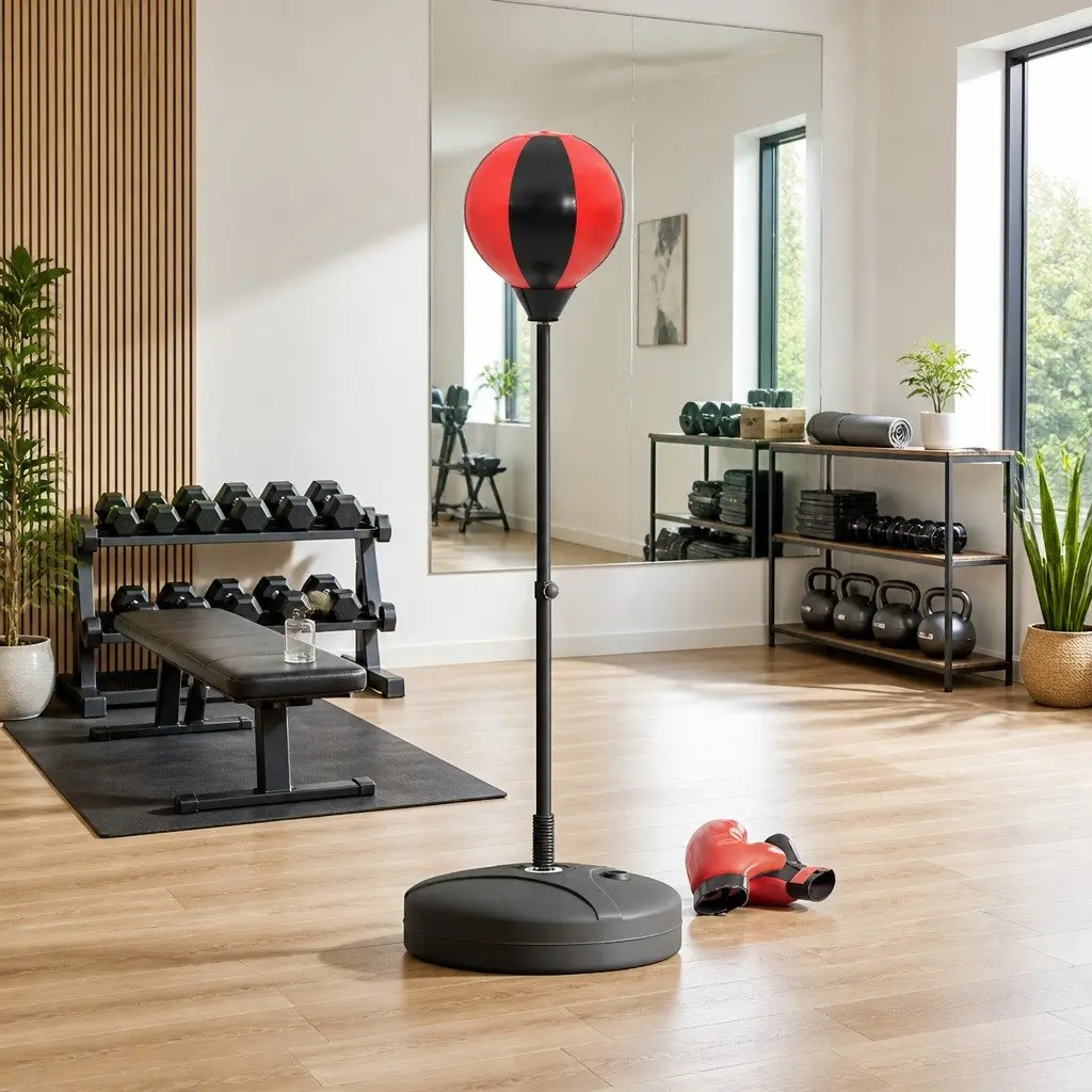 Punching Ball Set with Adjustable Height 81-122cm