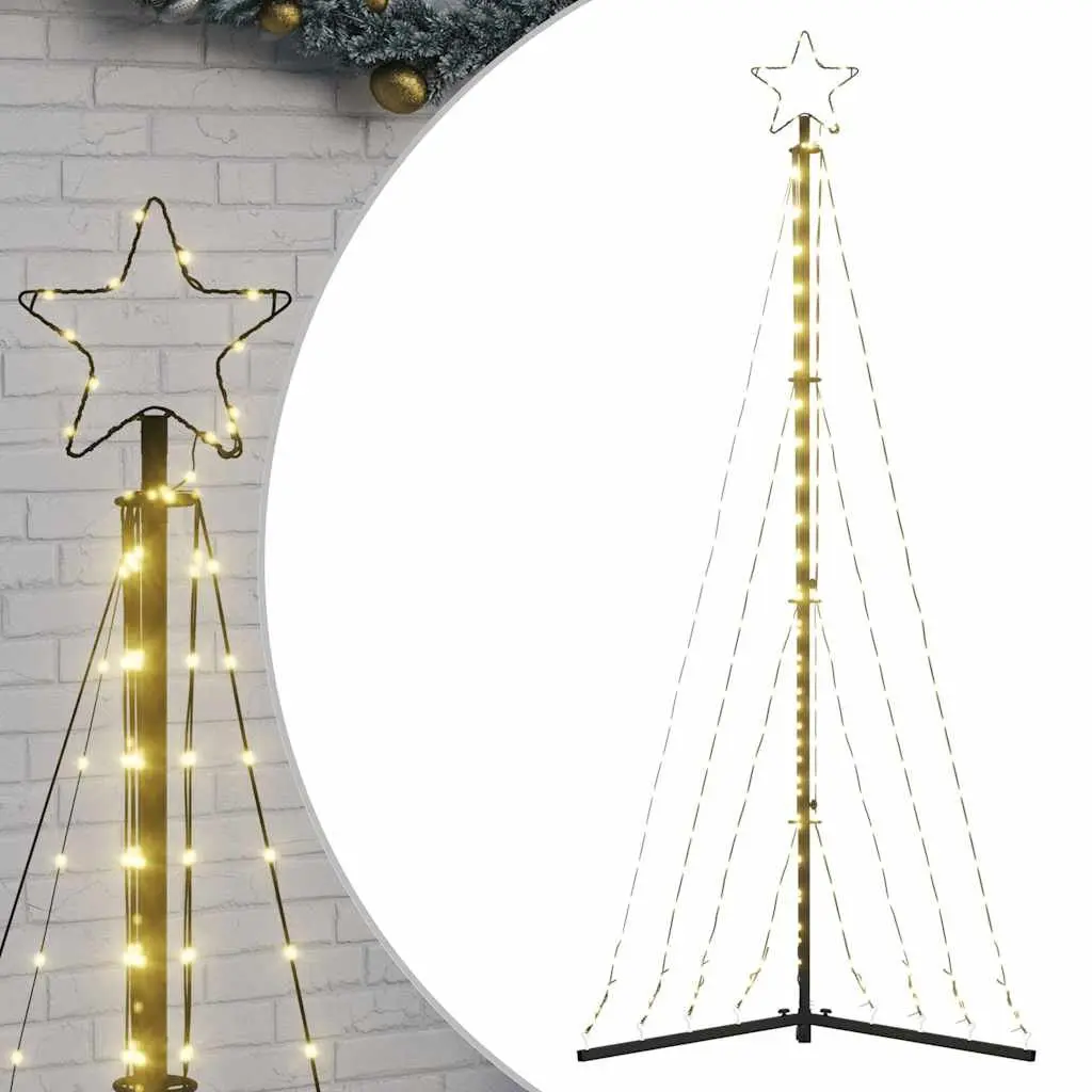 187cm LED Christmas Tree with 339 Warm White Lights