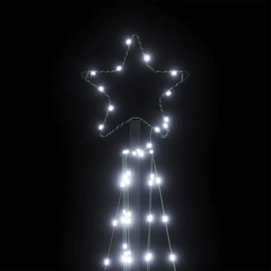 LED Christmas Tree 187cm Cold White 339 Lights