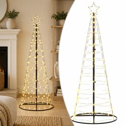 Stunning 180cm LED Christmas Tree with 200 Lights